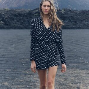 Zara polka dot shirt brand new with tags. Never worn